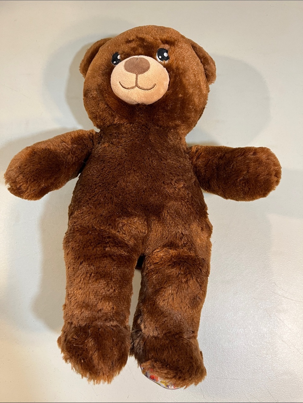 Build-A-Bear Brown Plush Teddy with Light Tan Snout